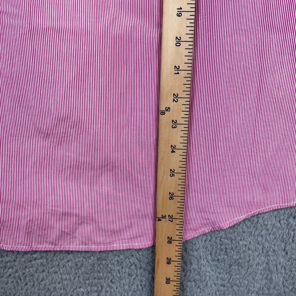 VINEYARD VINES Women Pink Check Button Down Shirt 100% Cotton Size 8 - Picture 4 of 9